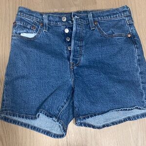 Levi's Classic Blue Jean Shorts